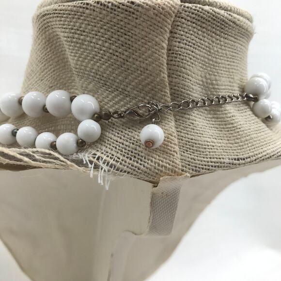 Vintage Purity White Beaded Double Strand Necklace - Picture 3 of 5